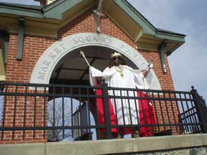 King Jace at the Market Square Gazebo