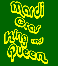 Mardi Gras King and Queen